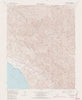 Big Sur California Historical topographic map, 1:24000 scale, 7.5 X 7.5 Minute, Year 1956