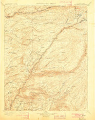 Big Trees California Historical topographic map, 1:125000 scale, 30 X 30 Minute, Year 1901