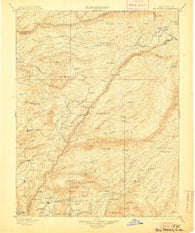 Big Trees California Historical topographic map, 1:125000 scale, 30 X 30 Minute, Year 1901