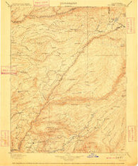 Big Trees California Historical topographic map, 1:125000 scale, 30 X 30 Minute, Year 1901