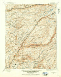 Big Trees California Historical topographic map, 1:125000 scale, 30 X 30 Minute, Year 1891