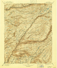 Big Trees California Historical topographic map, 1:125000 scale, 30 X 30 Minute, Year 1901