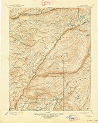 Big Trees California Historical topographic map, 1:125000 scale, 30 X 30 Minute, Year 1901