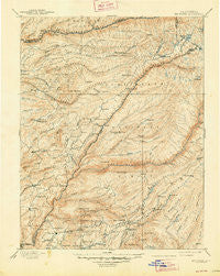 Big Trees California Historical topographic map, 1:125000 scale, 30 X 30 Minute, Year 1901