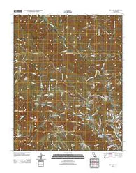 Big Basin California Historical topographic map, 1:24000 scale, 7.5 X 7.5 Minute, Year 2012