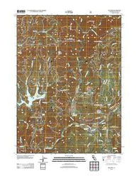 Big Bend California Historical topographic map, 1:24000 scale, 7.5 X 7.5 Minute, Year 2012