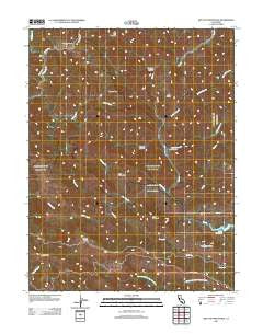 Big Foot Mountain California Historical topographic map, 1:24000 scale, 7.5 X 7.5 Minute, Year 2012