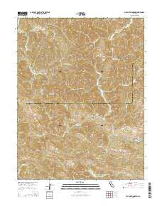 Big Foot Mountain California Current topographic map, 1:24000 scale, 7.5 X 7.5 Minute, Year 2015
