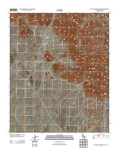 Big Maria Mountains SW California Historical topographic map, 1:24000 scale, 7.5 X 7.5 Minute, Year 2012