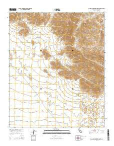 Big Maria Mountains SW California Current topographic map, 1:24000 scale, 7.5 X 7.5 Minute, Year 2015