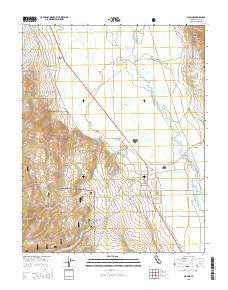Big Pine California Current topographic map, 1:24000 scale, 7.5 X 7.5 Minute, Year 2015
