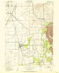 Biggs California Historical topographic map, 1:24000 scale, 7.5 X 7.5 Minute, Year 1952