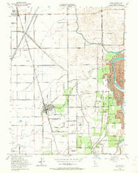 Biggs California Historical topographic map, 1:24000 scale, 7.5 X 7.5 Minute, Year 1952