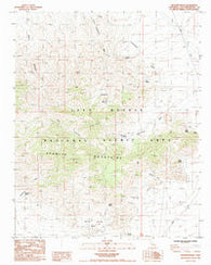 Bighorn Basin California Historical topographic map, 1:24000 scale, 7.5 X 7.5 Minute, Year 1984