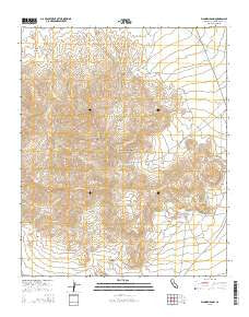 Bighorn Basin California Current topographic map, 1:24000 scale, 7.5 X 7.5 Minute, Year 2015