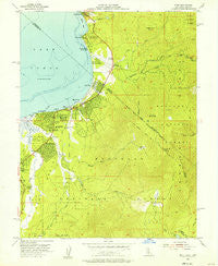 Bijou California Historical topographic map, 1:24000 scale, 7.5 X 7.5 Minute, Year 1955