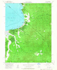 Bijou California Historical topographic map, 1:24000 scale, 7.5 X 7.5 Minute, Year 1955