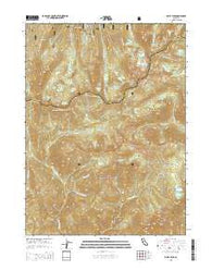 Billys Peak California Current topographic map, 1:24000 scale, 7.5 X 7.5 Minute, Year 2015