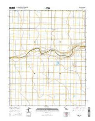 Biola California Current topographic map, 1:24000 scale, 7.5 X 7.5 Minute, Year 2015
