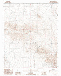 Bird Spring California Historical topographic map, 1:24000 scale, 7.5 X 7.5 Minute, Year 1988