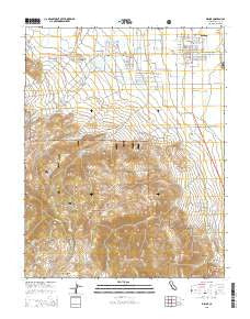 Bishop California Current topographic map, 1:24000 scale, 7.5 X 7.5 Minute, Year 2015