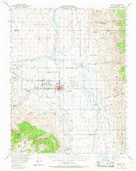 Bishop California Historical topographic map, 1:62500 scale, 15 X 15 Minute, Year 1949