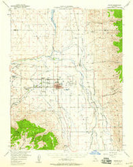 Bishop California Historical topographic map, 1:62500 scale, 15 X 15 Minute, Year 1949