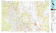 Bishop California Historical topographic map, 1:100000 scale, 30 X 60 Minute, Year 1978