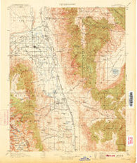Bishop California Historical topographic map, 1:125000 scale, 30 X 30 Minute, Year 1913