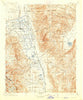 Bishop California Historical topographic map, 1:125000 scale, 30 X 30 Minute, Year 1913