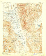 Bishop California Historical topographic map, 1:125000 scale, 30 X 30 Minute, Year 1913