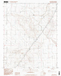 Bitter Spring California Historical topographic map, 1:24000 scale, 7.5 X 7.5 Minute, Year 1996