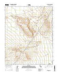 Bitter Spring California Current topographic map, 1:24000 scale, 7.5 X 7.5 Minute, Year 2015