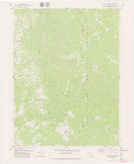 Black Lassic California Historical topographic map, 1:24000 scale, 7.5 X 7.5 Minute, Year 1979
