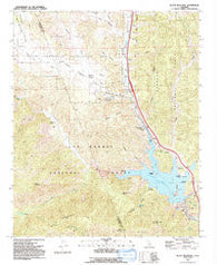 Black Mountain California Historical topographic map, 1:24000 scale, 7.5 X 7.5 Minute, Year 1991