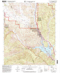 Black Mountain California Historical topographic map, 1:24000 scale, 7.5 X 7.5 Minute, Year 1995
