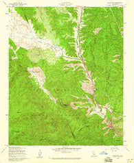 Black Mtn California Historical topographic map, 1:24000 scale, 7.5 X 7.5 Minute, Year 1958