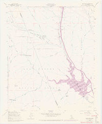 Black Mtn California Historical topographic map, 1:24000 scale, 7.5 X 7.5 Minute, Year 1958