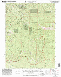 Black Rock Mountain California Historical topographic map, 1:24000 scale, 7.5 X 7.5 Minute, Year 1998