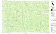 Black Rock Mtn California Historical topographic map, 1:25000 scale, 7.5 X 15 Minute, Year 1981