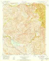 Black Star Canyon California Historical topographic map, 1:24000 scale, 7.5 X 7.5 Minute, Year 1949