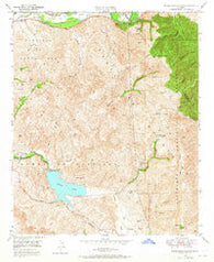 Black Star Canyon California Historical topographic map, 1:24000 scale, 7.5 X 7.5 Minute, Year 1949