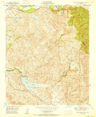 Black Star Canyon California Historical topographic map, 1:24000 scale, 7.5 X 7.5 Minute, Year 1950