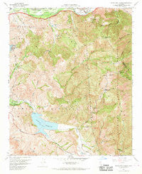 Black Star Canyon California Historical topographic map, 1:24000 scale, 7.5 X 7.5 Minute, Year 1967