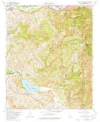 Black Star Canyon California Historical topographic map, 1:24000 scale, 7.5 X 7.5 Minute, Year 1967