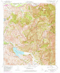 Black Star Canyon California Historical topographic map, 1:24000 scale, 7.5 X 7.5 Minute, Year 1967