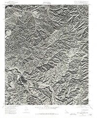 Black Star Canyon California Historical topographic map, 1:24000 scale, 7.5 X 7.5 Minute, Year 1974