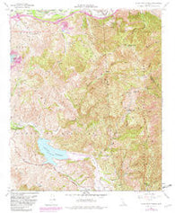 Black Star Canyon California Historical topographic map, 1:24000 scale, 7.5 X 7.5 Minute, Year 1967