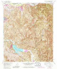 Black Star Canyon California Historical topographic map, 1:24000 scale, 7.5 X 7.5 Minute, Year 1967