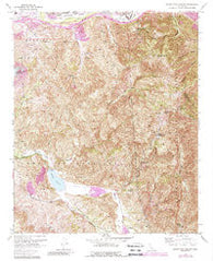 Black Star Canyon California Historical topographic map, 1:24000 scale, 7.5 X 7.5 Minute, Year 1967